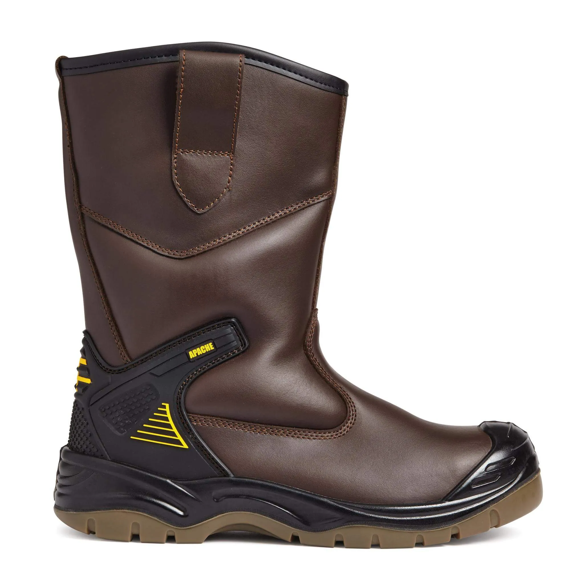 Apache AP305 Brown Waterproof Safety Rigger Boots - Sale