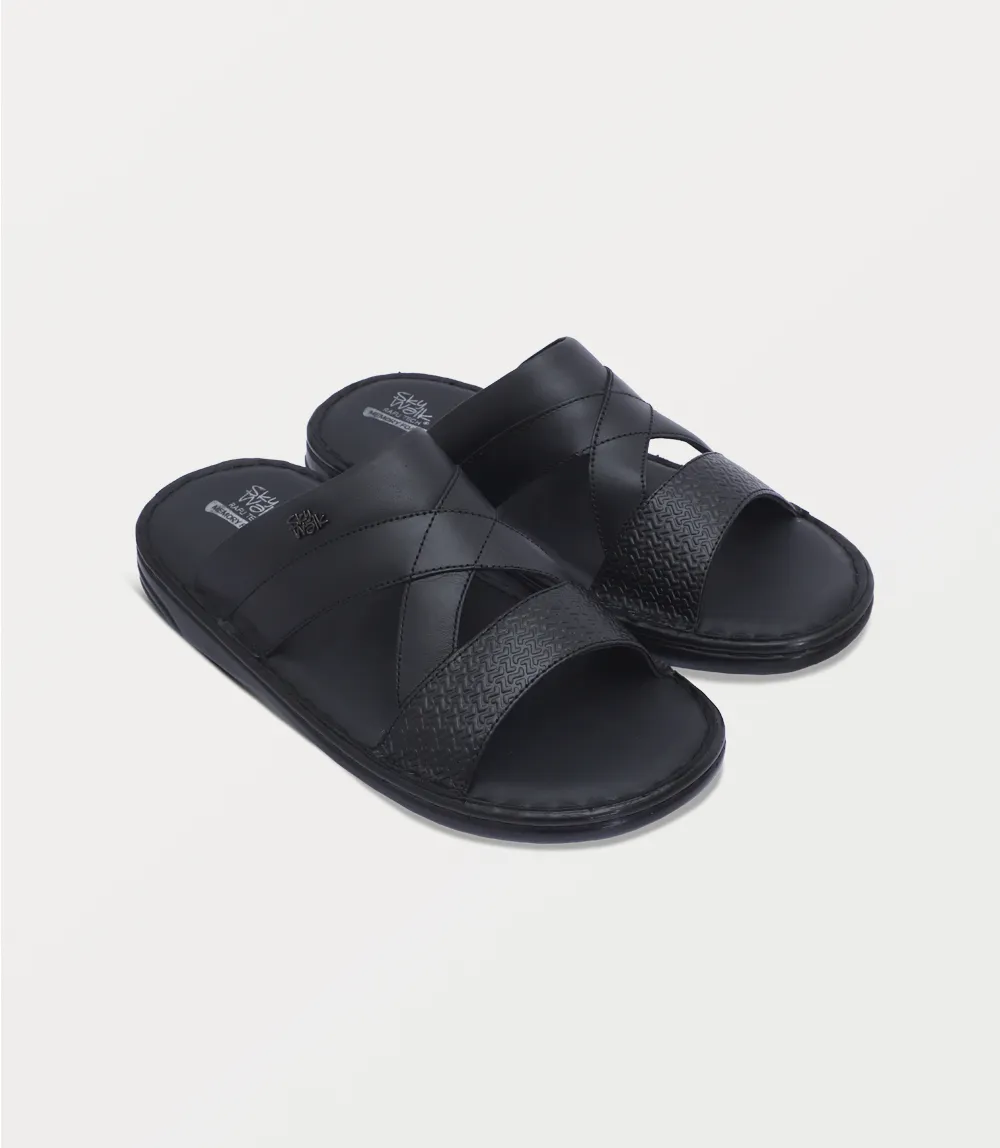 BM6840-BLACK-Men Slipper