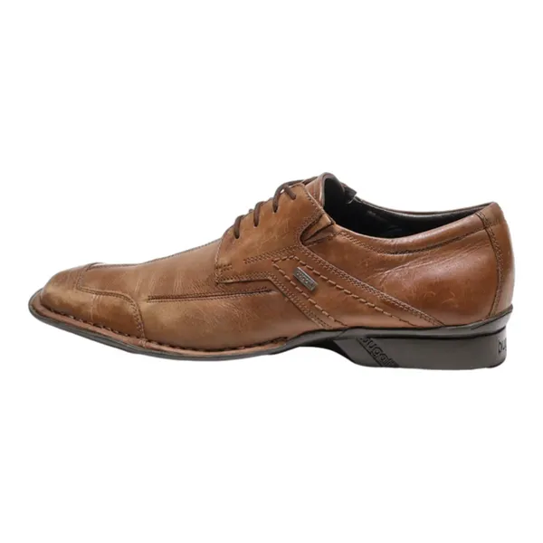 BUGATTI Oxford Shoes Brown Leather Mens UK 6.5
